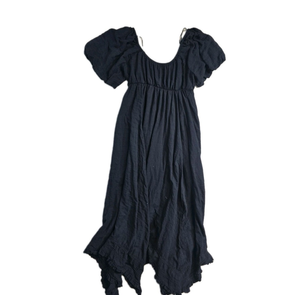 Free People Women's Maxi Dress Black On My Level Small